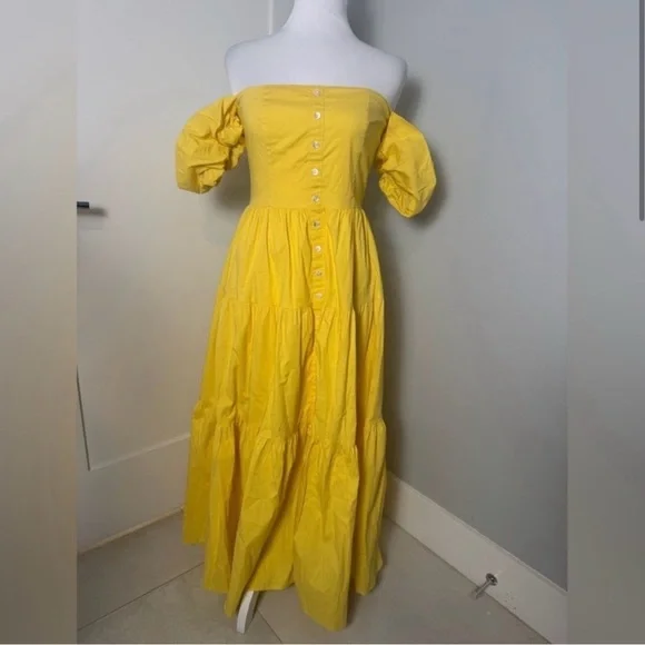 Staud Elio Dress/Size Small - Picture 3 of 10